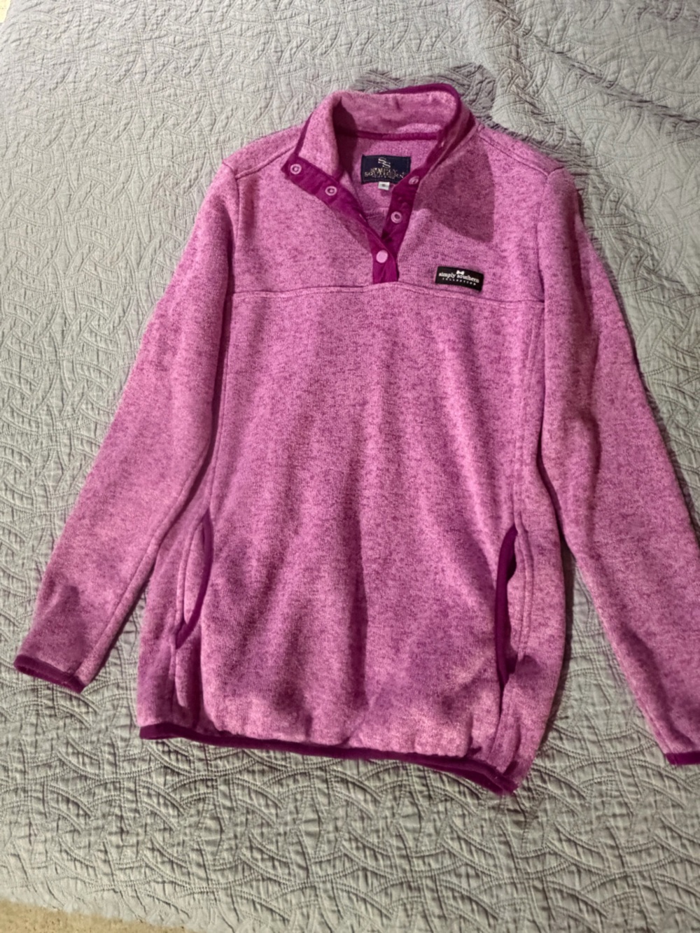 Simply Southern Pink Pullover Sweater